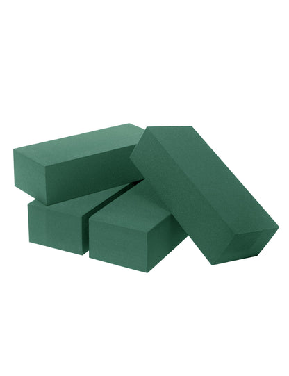 Gildora 2-Pack Extra Large Green Wet & Dry Floral Foam Blocks (8.86" x 4.13" x 2.95") - 2-in-1 Flower Arrangement Foam for Fresh & Artificial Flowers, Wedding Decor, Home Office & Florist Supplies