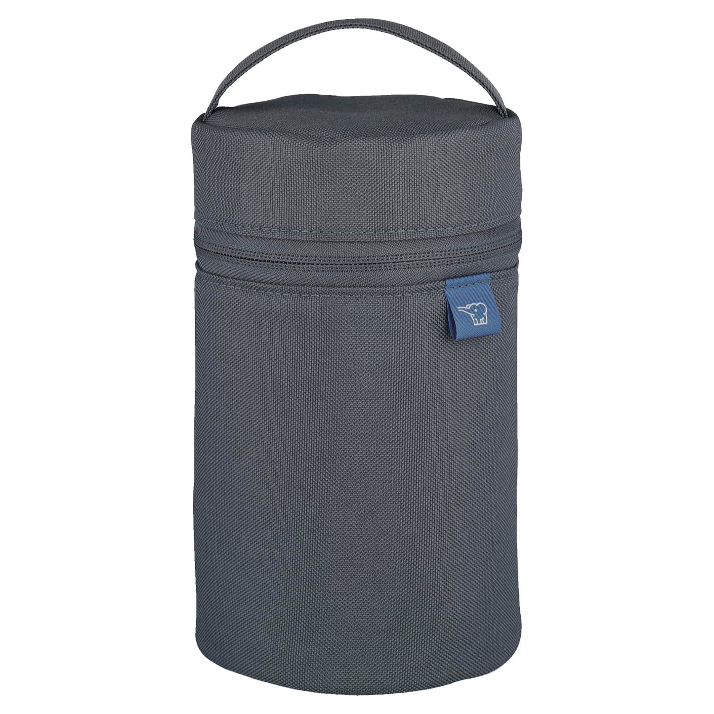 Zojirushi SW-PC02-HA Soup Jar Pouch, Medium Size, For 11.8-19.7 fl oz (350-550 ml), Easy to Carry, Increased Heat Retention, Cutlery Pocket, Washable, Bento Pouch, Dark Gray