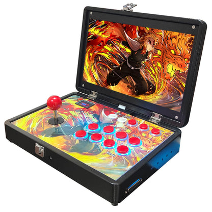 RegiisJoy 32000 in 1 Portable Arcade Game Console, 14-inch HD Screen Metal Box Single Player Pandoras Box 78S,Retro Video Game Machine Search/Hide/Save/Load/Pause Games