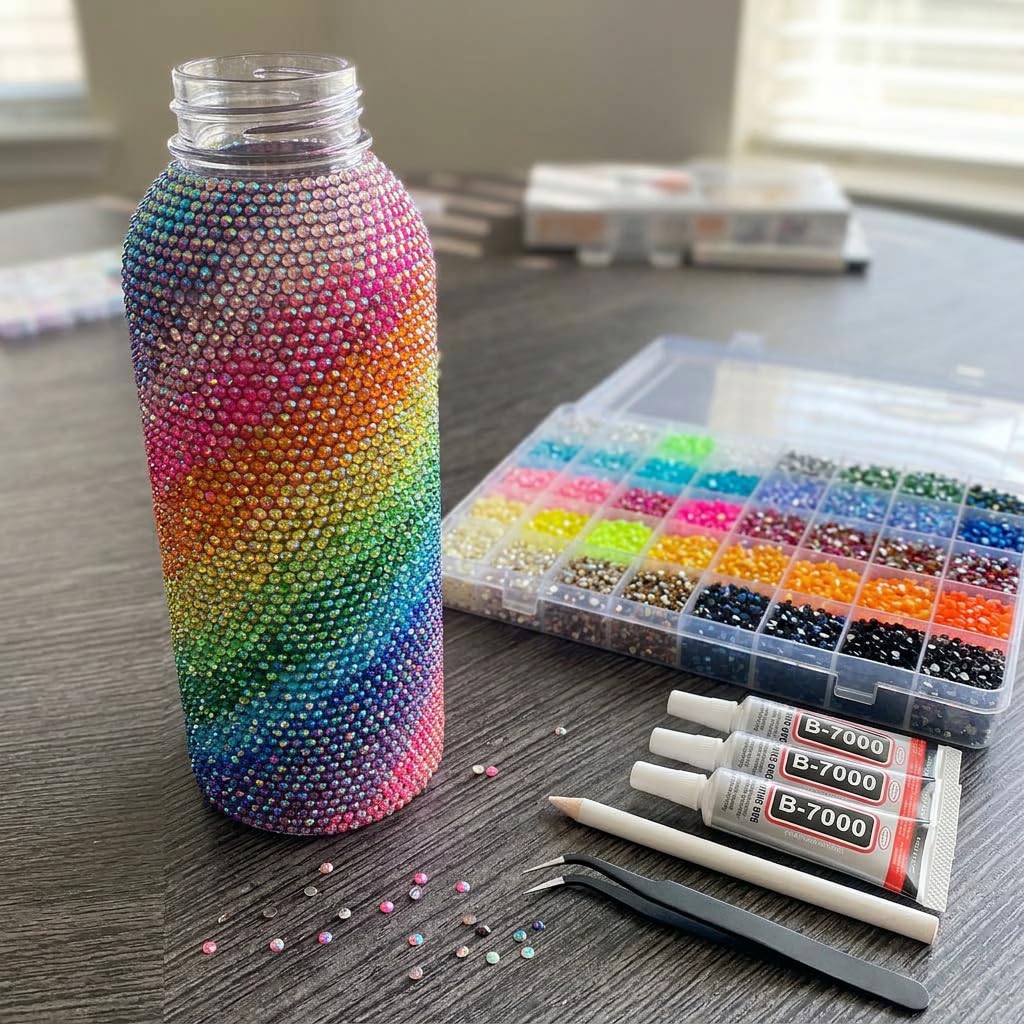 32000Pcs 40 Colors Resin Jelly Rhinestones for Bedazzling, 3mm Flatback Gems Kit for Crafting, Complete Bedazzle Kit for Clothes Shoes Nail Art with Glue and Tools