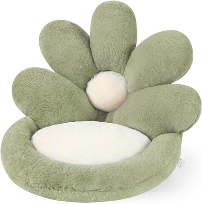 1Pcs 20*20in Flower Shape Seat Cushion - Non-Slip Cute Chair Pad with Plush Comfort Lazy Sofa Floor Pillow for Office