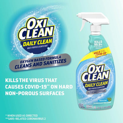 OxiClean Daily Clean Multi-Purpose Disinfectant, 30 oz (Pack of 2)