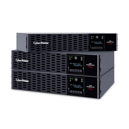 CyberPower PR3000RT2UC Smart App Sinewave UPS Battery Backup and Surge Protector, 3000VA/3000W, 30A, 9 Outlets, 2U Rack/Tower, AVR, Built-in Cloud Monitoring, UL Certified