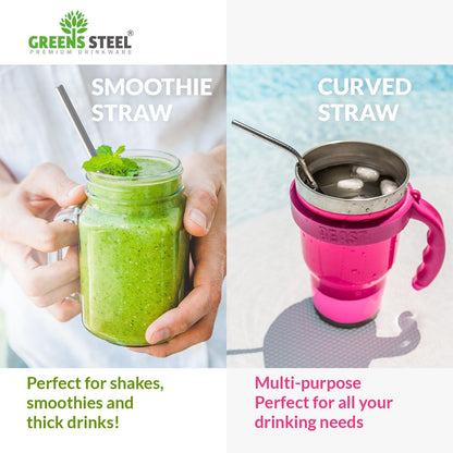 Stainless Steel Straws (Tall)