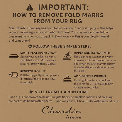 '-18x30 Inch Chardin home Hand Woven Natural Jute Braided Rug Oval | Vintage Boho Reversible Doormat for Entryway, Front