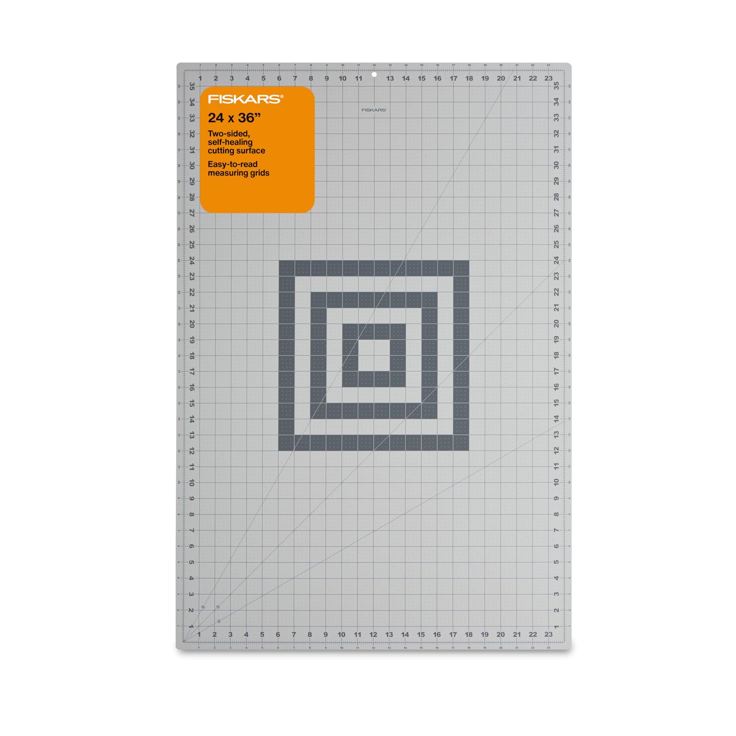 Fiskars Self Healing Cutting Mat for Quilting, Arts and Crafts, 24" x 36" Grid, Sewing Mat, Craft Cutting Board, Sewing Supplies and Quilting Tools