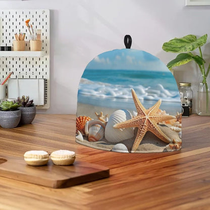 Starfish Tea Cosy for Teapot, Beach Kettle Dust Cover, Home Kitchen Decorative Tea Cozies