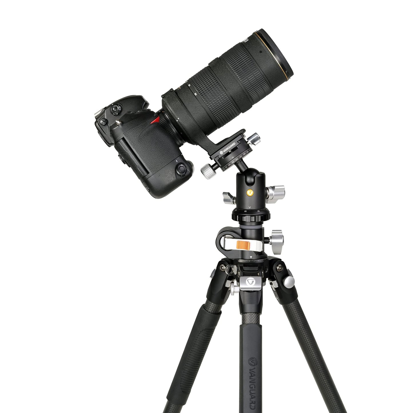 Vanguard VEO3+263CB160S Carbon Fiber Tripod with Multi-Angle Center Column and Dual Axis VEO BH-160S Ball Head