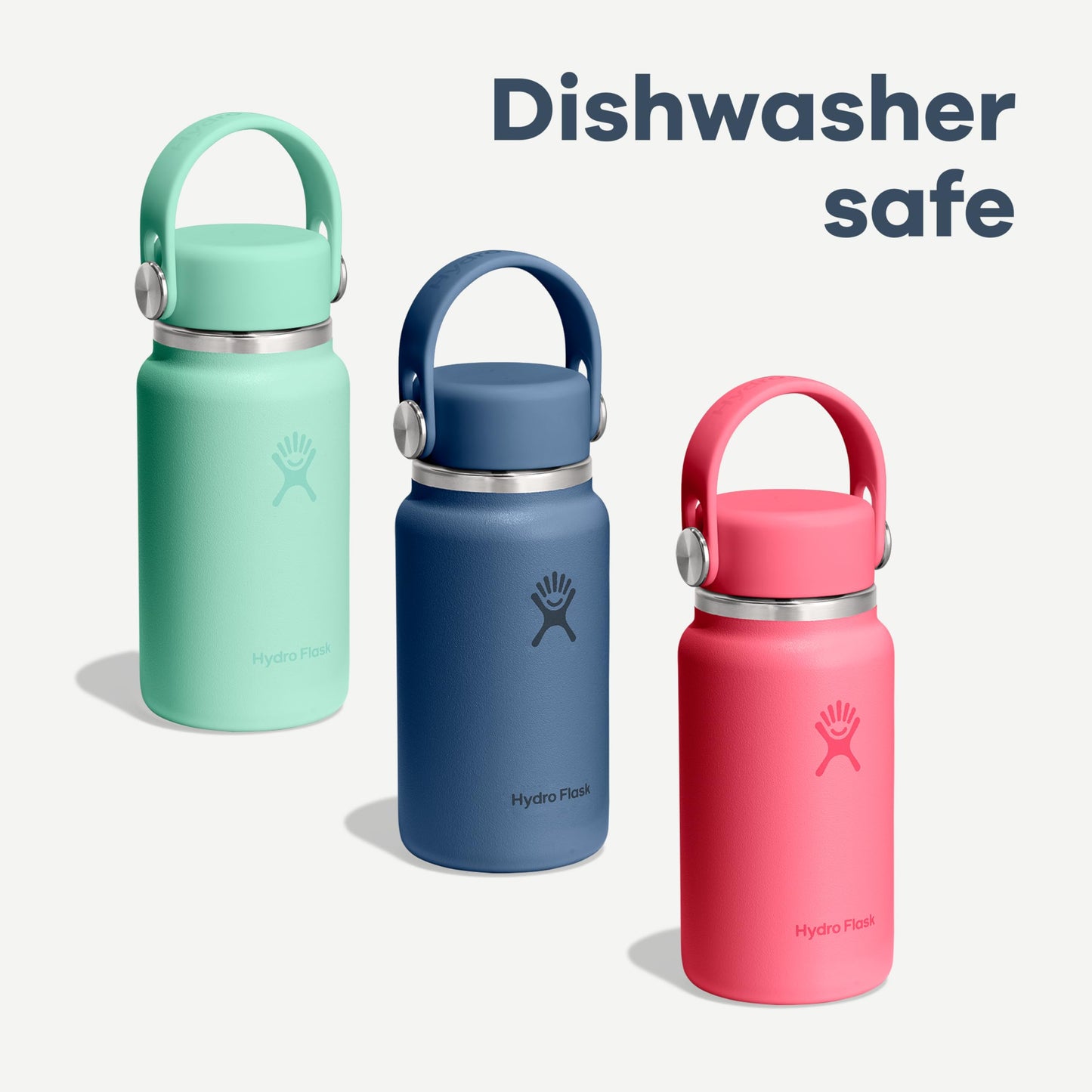 Hydro Flask Micro Bottle - Insulated Mini Leak Proof Flask for Purse or Pocket in 6.7 Oz Agave Green