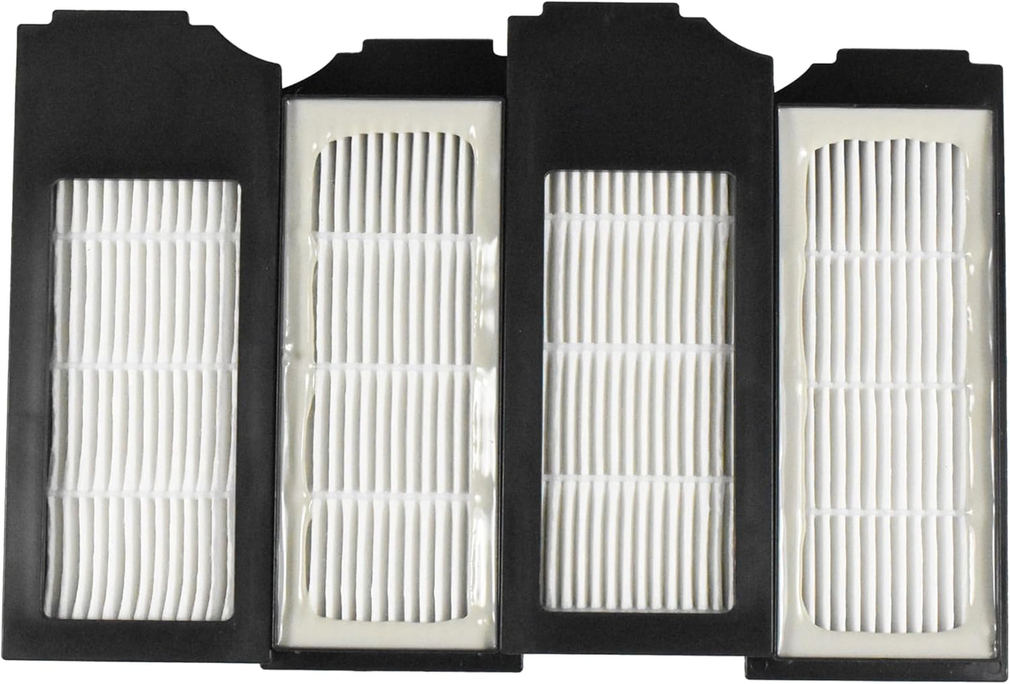 HQRP 4-Pack Replacement Filter for Ecovacs Deebot X1 Omni / X1e OMNI / X1 Plus / X1 Turbo Robot Vacuum Cleaner