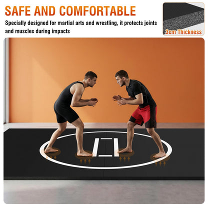 Generic Rollout Wrestling Mat Waterproof Gymnastics Training Mat for BJJ MMA Martial Art Boxing Grappling & Judo