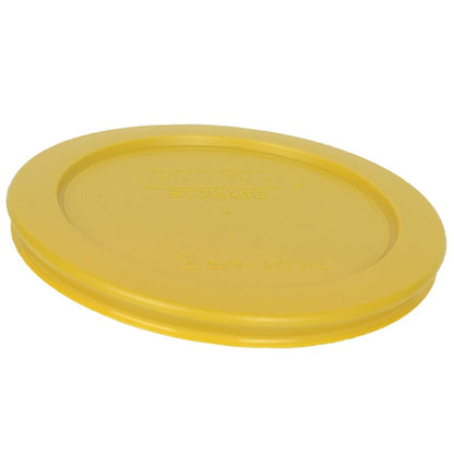 Pyrex 7202-PC 1-Cup Olive Green, 7200-PC 2-Cup Butter Yellow, & 7201-PC 4-Cup Thistle Purple Food Storage Replacement Lids - Made in USA