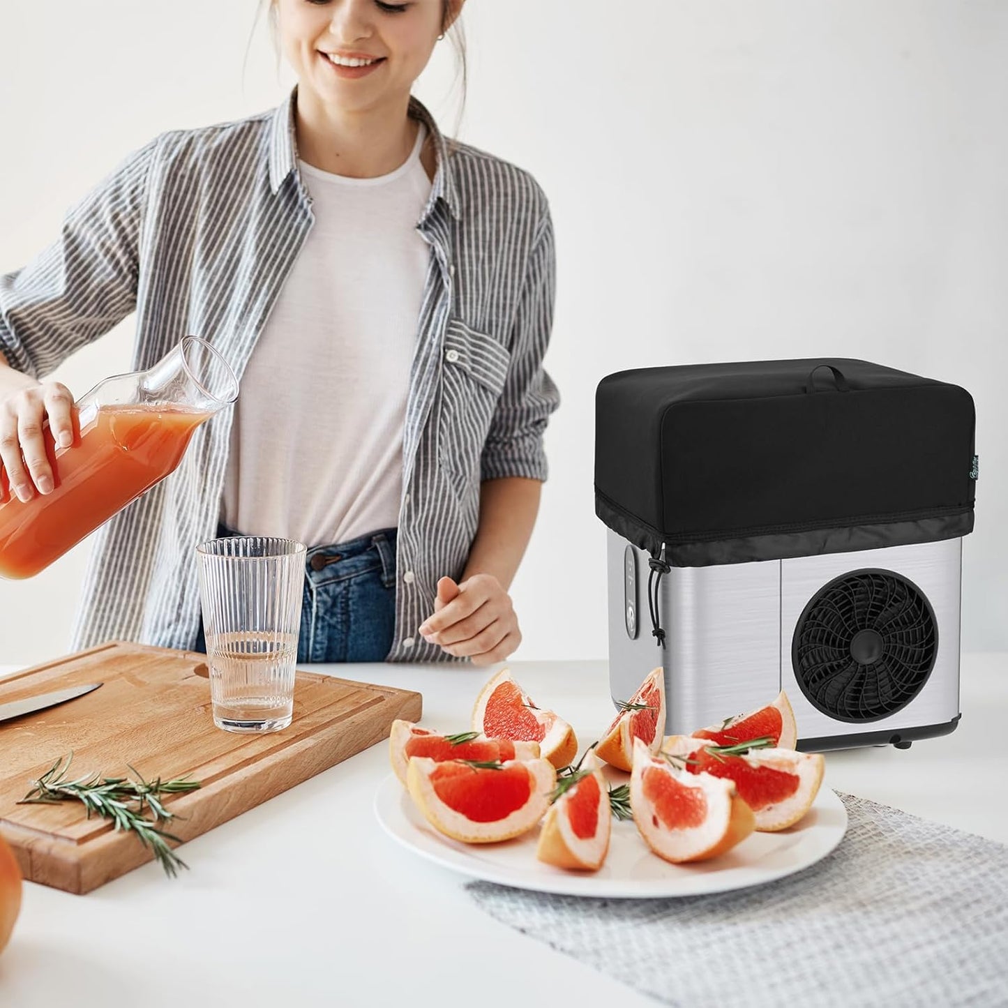 Beautyflier Ice Makers Cover for Portable Countertop Ice Maker Machine, Insulation Cover, Waterproof & Dustproof