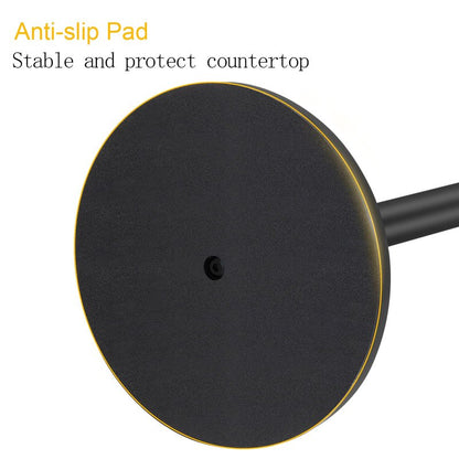 JIAPAIDUO Hand Towel Holder Stand, Matte Black Standing Towel Racks for Bathroom, Stainless Steel Free Standing Towel Rack, Towel Bar Kitchen Vanity Countertops Decor