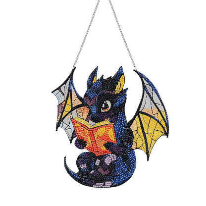 Dragon Hanging Diamond Art Kits for Adults, Dragon Diamond Art Suncatchers, 5D Gem Art, Sun Catchers Indoor Window Acrylic DIY Crafts for Gift Home Decor