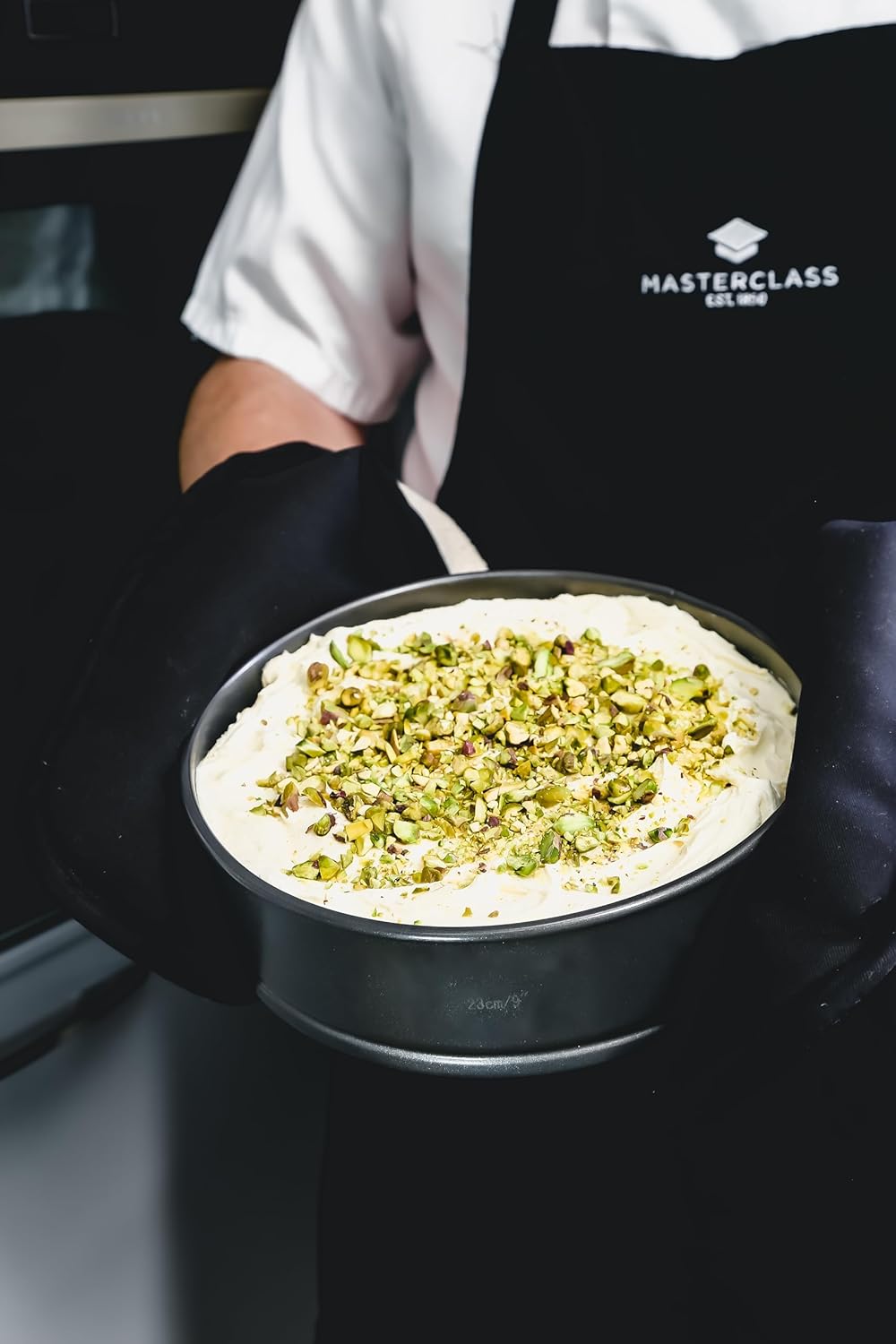 MasterClass 20 cm Deep Cake Tin, 8 Inch Round Pan, PFOA Free Non Stick, 1 mm Carbon Steel
