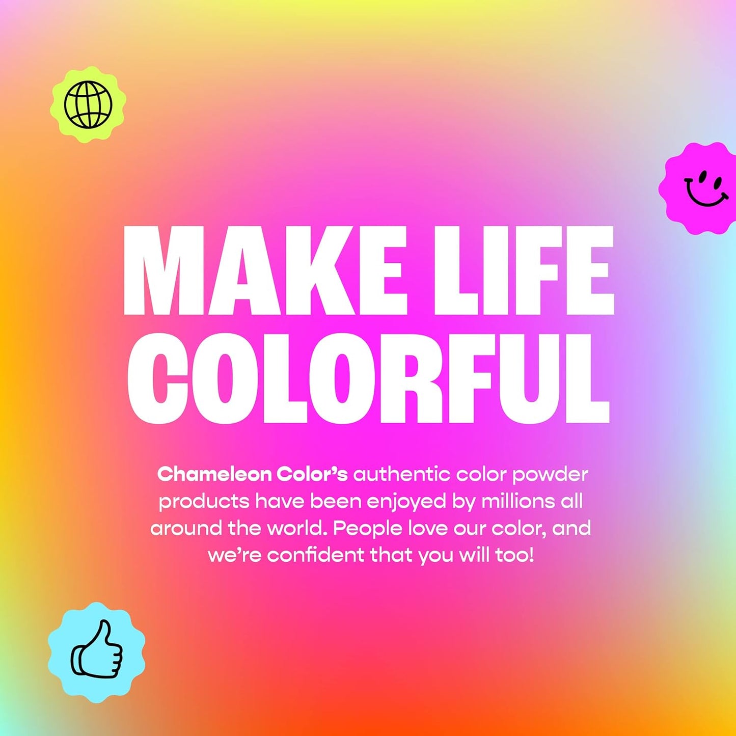 1 lb Chameleon Colors Pink Gender Reveal Powder - Two Bags - Vibrant Pink Color - Powder for Baby Girl Gender Reveal