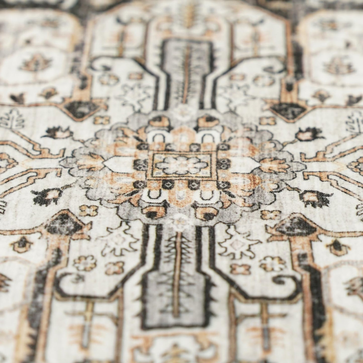 RUUGME Large 12x14 Area Rugs - Large Boho Rugs for Living Room Bedroom Stain Resistant Carpet with Non Slip Backing Low Pile Carpets for Dining Room Office Indoor Home Decor Floor Mat 12X14 Black