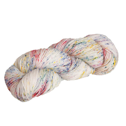 Knit Picks Yarn Ball Winder and Sock Yarn Hank Bundle - includes one skein of Knit Picks Hawthorne Confetti Speckle Sock Yarn