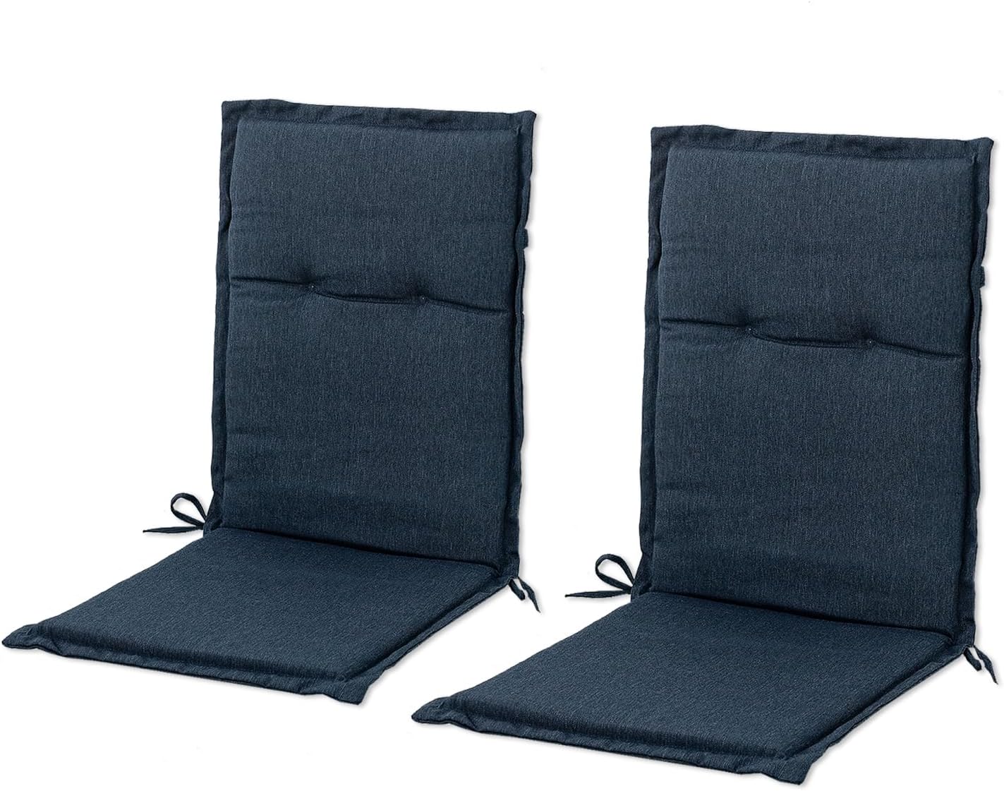 18" 42" 1.5", Set 2, Helios&Hestia Indoor High Back Rocking Chair Cushions with Back Elastic and Ties, Outdoor Dining