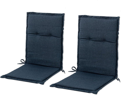 18" 42" 1.5", Set 2, Helios&Hestia Indoor High Back Rocking Chair Cushions with Back Elastic and Ties, Outdoor Dining