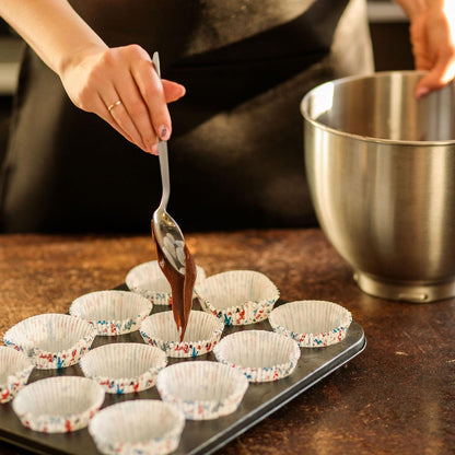 CURISEW 2-Pack Chef Kunz Spoon | Silver Stainless Steel 2 Tbsp Basting Spoon, 9 Inch Solid Sauce Spoons, Big Serving Spoons Stainless Steel, Plating & Quenelle & Cooking