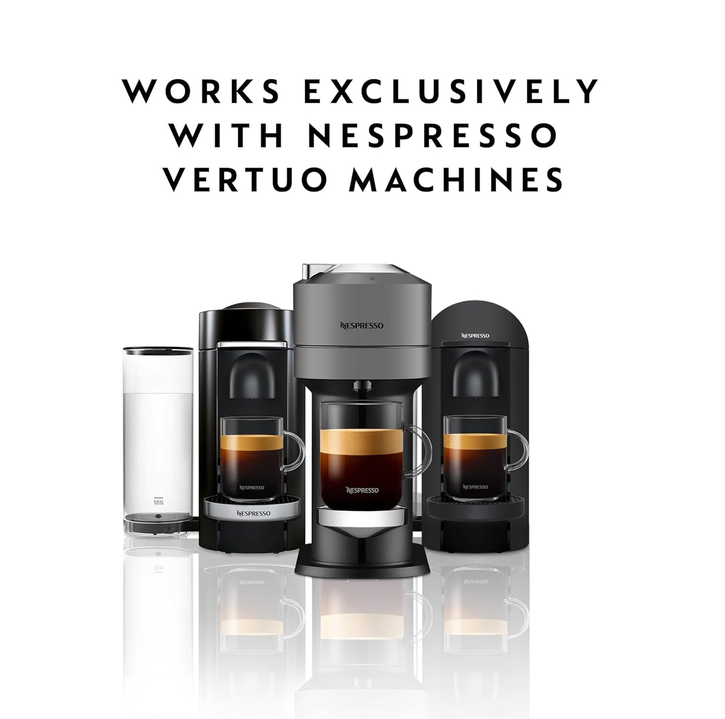 Nespresso Vertuo Capsules - Voltesso Mild Roast Espresso Pods | 50-Count, 1.35oz Brews