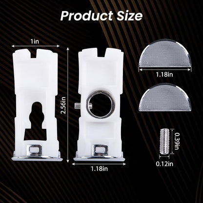 DA61-07540A Freezer Door Handle Support Kit, Compatible with Refrigerator Freezer Door Handle for AP5578979 3160453