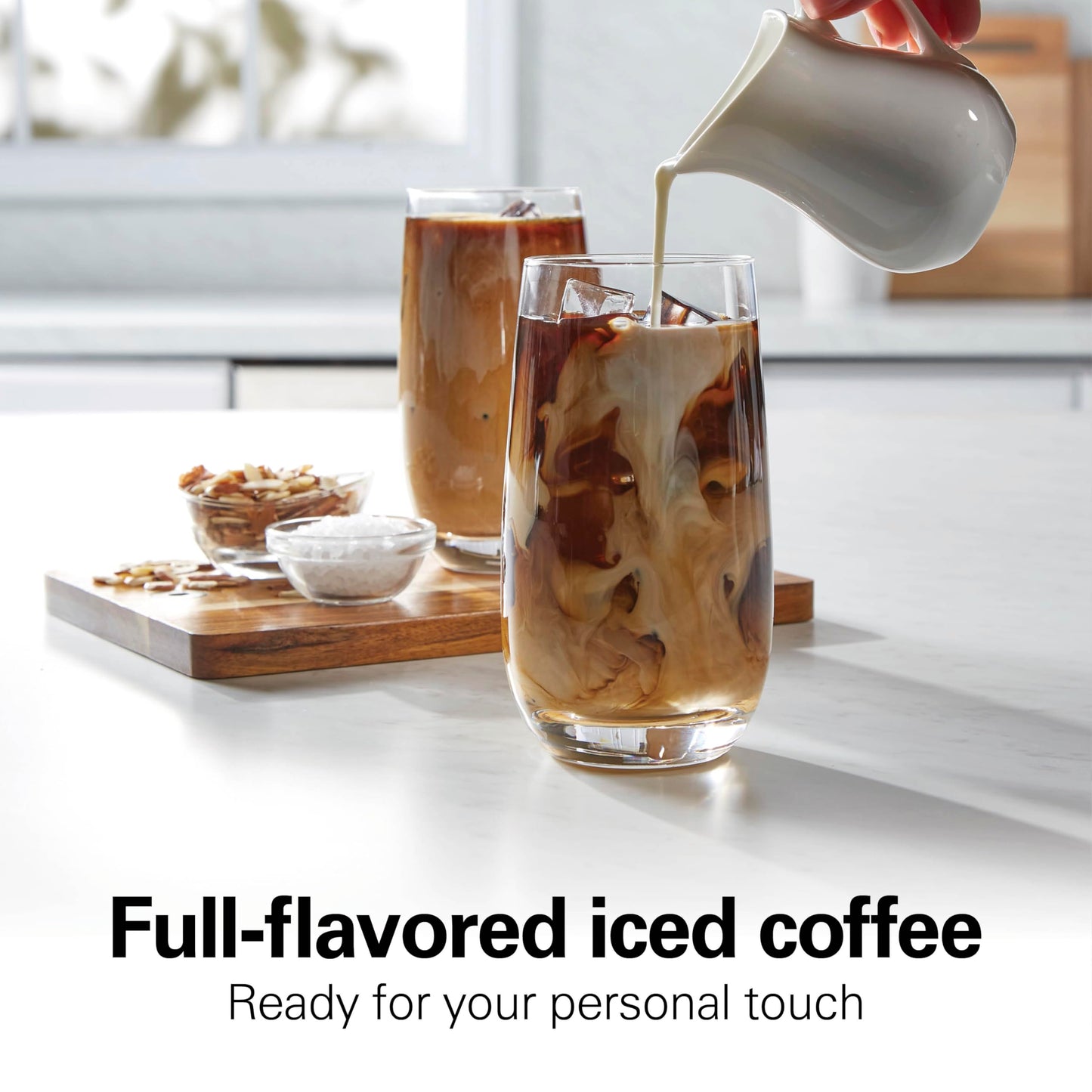 Hamilton Beach 2-Way 12 Cup Programmable Drip Hot and Iced Coffee Maker & Single Serve Coffee Machine, Glass Carafe, Auto Pause and Pour, Black (47500J)