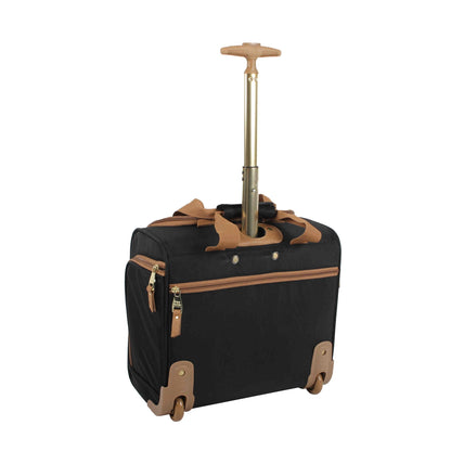 Steve Madden Designer Luggage Collection - 3 Piece Softside Expandable Lightweight Spinner Suitcase Set - Travel Set Includes an Under Seat Bag, 20-Inch Carry on and 28-Inch Checked Suitcase, Harlo