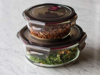 ZWILLING Gusto 0.6-Qt Round Food Storage Container, 600ml, Glass