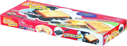 Pearl Metal D-6539 Hot Sandwich Maker, Fluorine Treatment for Outdoor Camping