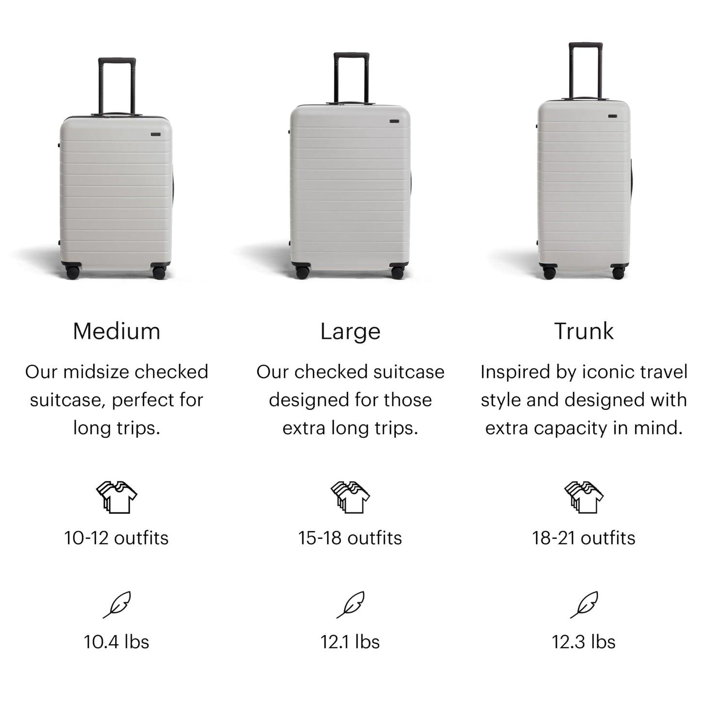 Away Large Checked Luggage - 29-Inch Lightweight Hardside Suitcase with Four WhisperGlide 360° Spinner Wheels, Interior Compression System, TSA-Accepted Lock - Cloud Gray