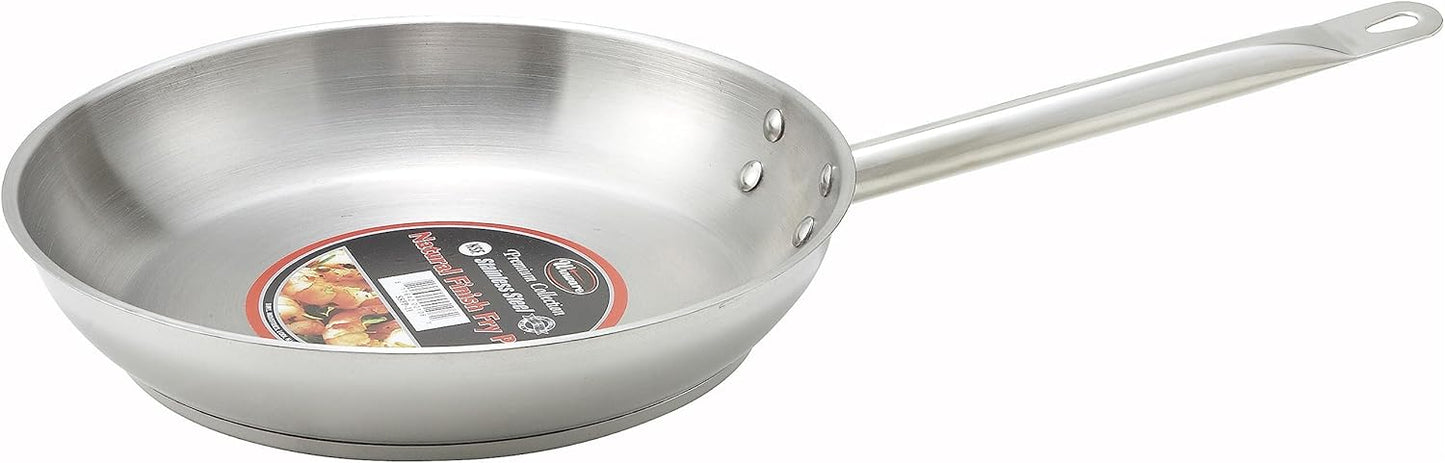Winware SSFP-8 FryPanSS, 8 Inch Stainless Steel Frying Pan