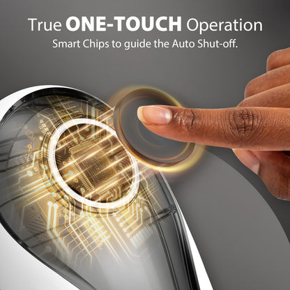 Can Opener Electric, Rechargeable One Touch Automatic Can Opener, Side Cut Smooth Edge Hands Free, Fits All Can Sizes, Safe Kitchen Gadget Easy Use Tool for Seniors with Arthritis, Quick Open (Black)