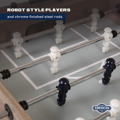 American Legend 54" Kirkwood Foosball Table, Grey