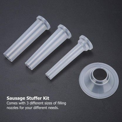 2 LB Food Grade Stainless Steel Vertical Sausage Stuffer Maker Sausage Filler Meat Pork Filler for Home & Restaurant
