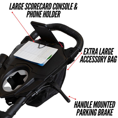 Bag Boy Nitron Golf Push Cart, Navy/Charcoal