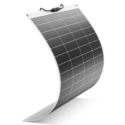 200W Flexible Solar Panel 23.5% High Efficiency Monocrystalline – Ultra Lightweight & Bendable, Perfect for RV Boat Van Off-Grid Power Systems (200W 1pack)