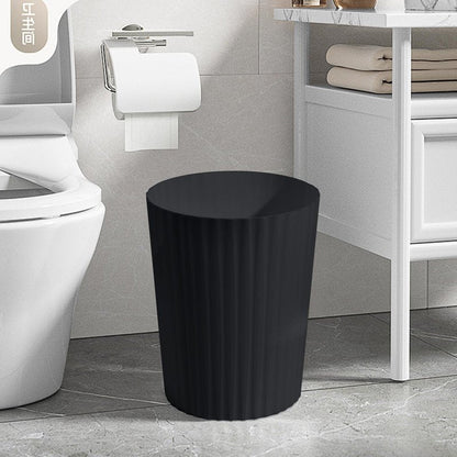 TEIUKAX Trash Can - Small Waste basketbin - 2 Gallon- for Office,Home,Bathroom,Kitchen - Black