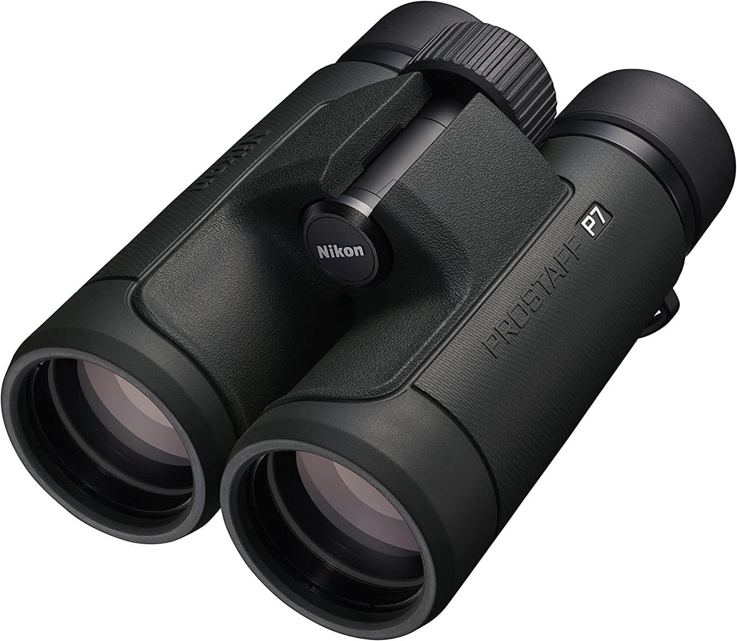 PROSTAFF P7 10x30 (16771) Black Binoculars Bundle with Lens Pen and Cleaning Cloth, Compact Binoculars for Adults for Hunting, Bird Watching, and Hiking Essentials, Zoom