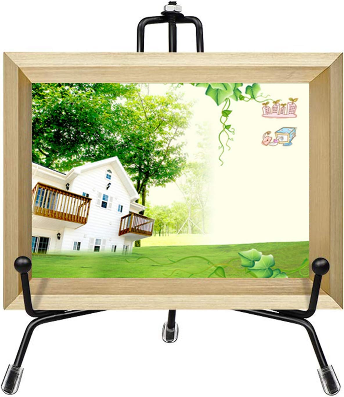 2 Pack Upgraded Plate Display Stands, 12 Inch Anti-Slip Iron Photo Holder Stands, Compatible with 13 to 18 Inch