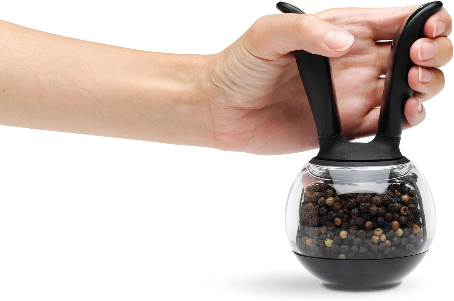 Chef'n PepperBall, Black and Clear