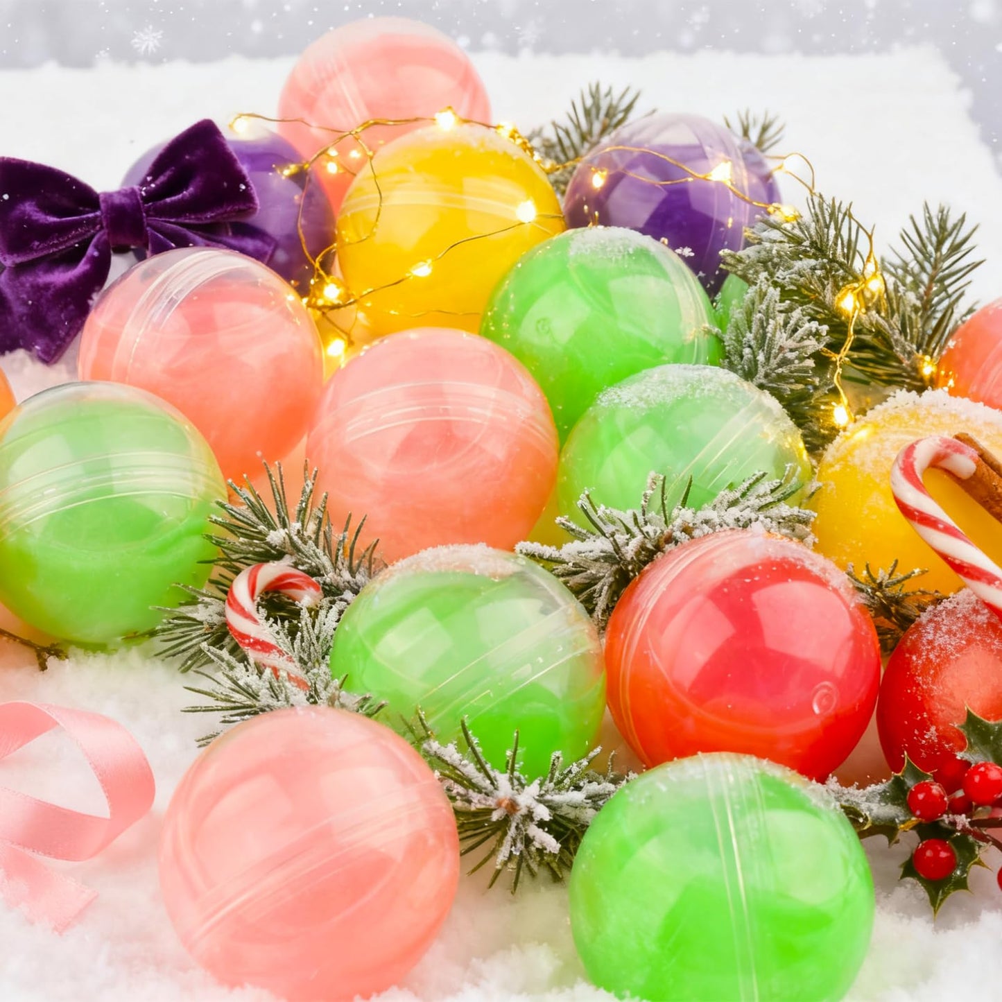 24 Pack Christmas Slime Party Favors Kit, Mini Galaxy Bulk Slime Stretchy Stress Relief for Kids, Soft Putty DIY Toy, Girls and Boys Classroom Supplies, Birthday, Goodie Bag Stuffers Advent Calendar
