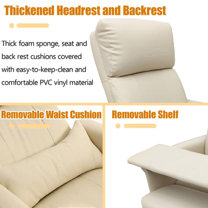 TECHTONGDA Hydraulic Facial Chair Salon Spa Table, Massage Table Beauty Bed with Back Adjusted Angle 90-175 Degrees for Massage, Lash, Barber