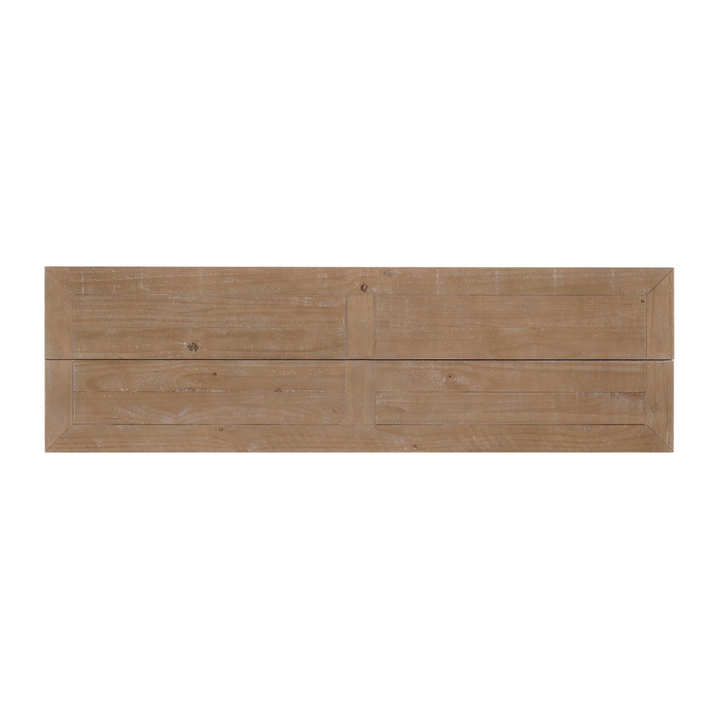 Martin Svensson Home Napa Solid Wood Pedestal Flip-Top Sofa Console Table, Driftwood