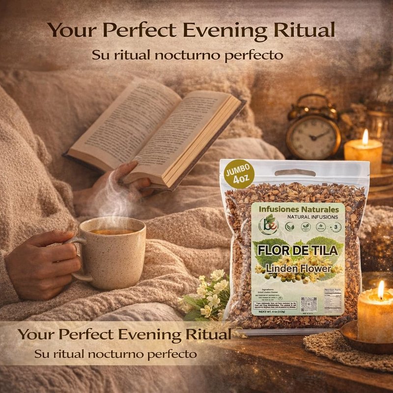 Tila Seca Herbal Tea (4 oz) – 100% Natural Linden Flowers & Leaves (Ternstroemia lineata) – Traditional Relaxation & Nightly Comfort – Wildcrafted Loose Leaf – Caffeine-Free, Vegan, Non-GMO – Authentic by BEXPERTSUSA
