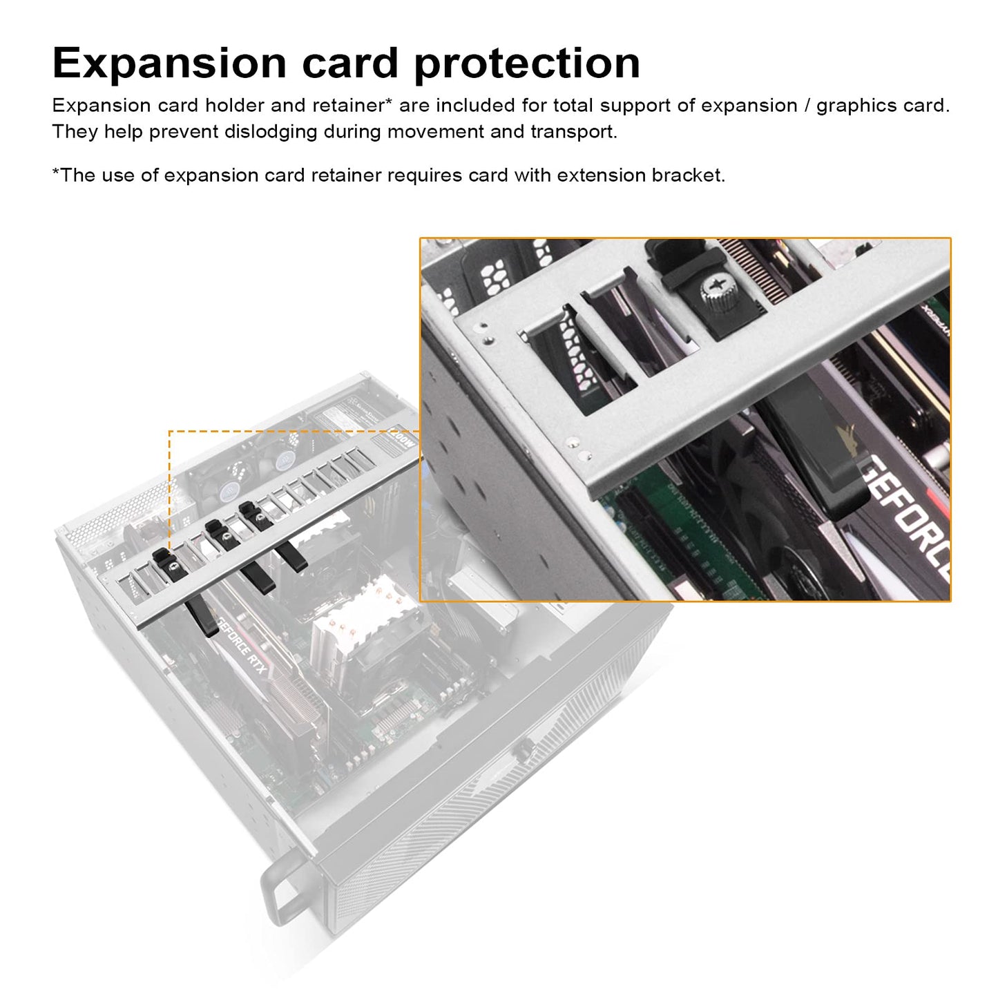 Silverstone RM42-502 4U rackmount Server Chassis with Liquid Cooling Compatibility, SST-RM42-502
