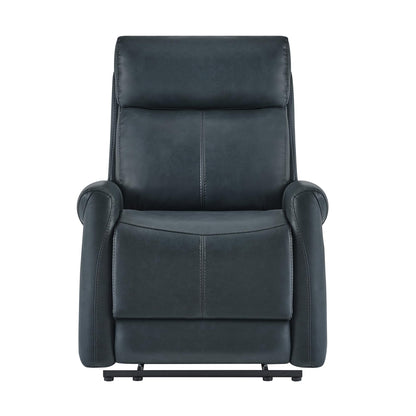 KISLOT Leather Recliner Chair for Adults Wall Hugger RV Recliner with USB Charging Ports Electric Power Reclining Sofa for Living Room Home Theater Seating Bedroom