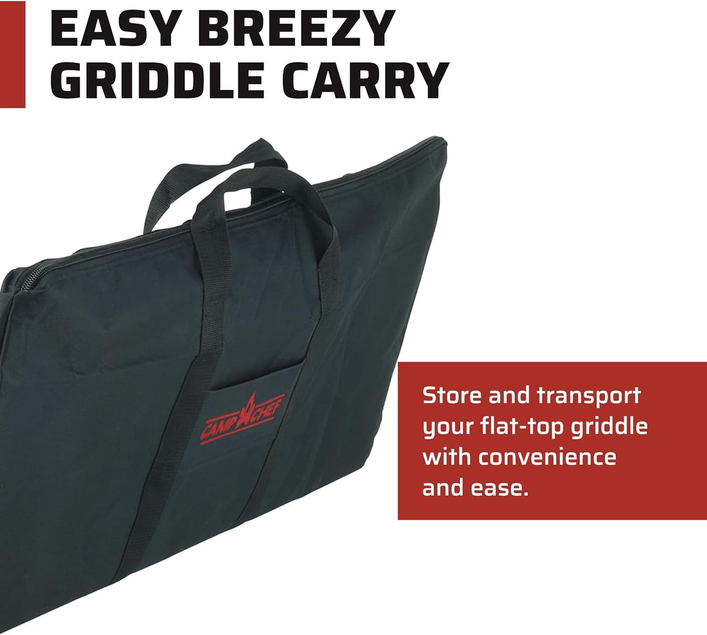 Camp Chef Griddle Carry Bag - 14" 2-Burner Bag for Griddle Accessories